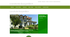 Desktop Screenshot of hotelburgenblick.de